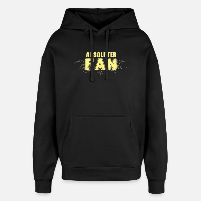 VENTILATEUR ABSOLU - Sweat à capuche unisexe Stanley/Stella Oversized - noir