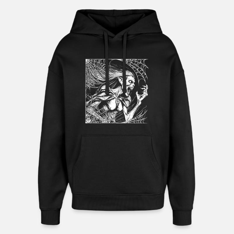 La Sorcière - Sweat à capuche unisexe Stanley/Stella Oversized - noir