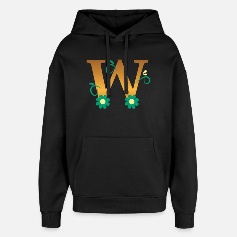 W - Sweat à capuche unisexe Stanley/Stella Oversized - noir