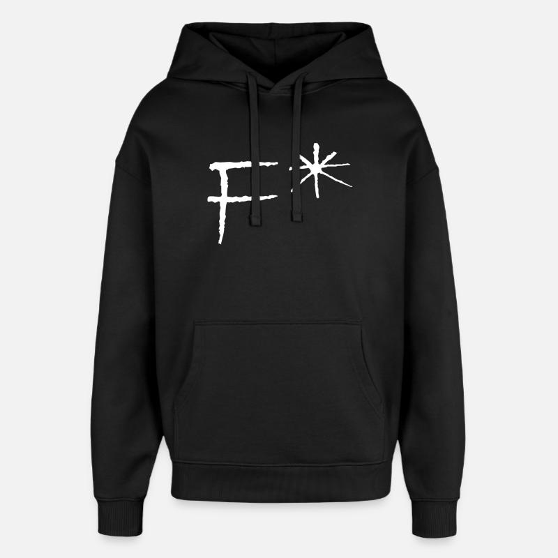 Fuck* - Sweat à capuche unisexe Stanley/Stella Oversized - noir