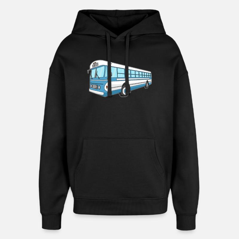 Bus - Sweat à capuche unisexe Stanley/Stella Oversized - noir