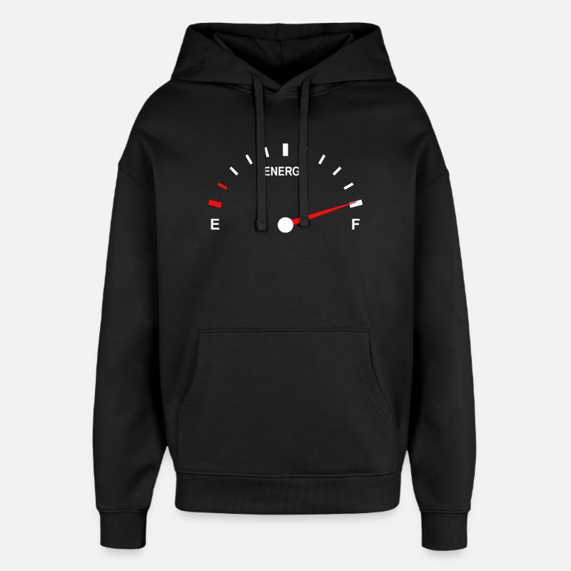 Lebendige Kraftstoffanzeige Abstraktes Design - Oversized Unisex Hoodie von Stanley/Stella - Schwarz