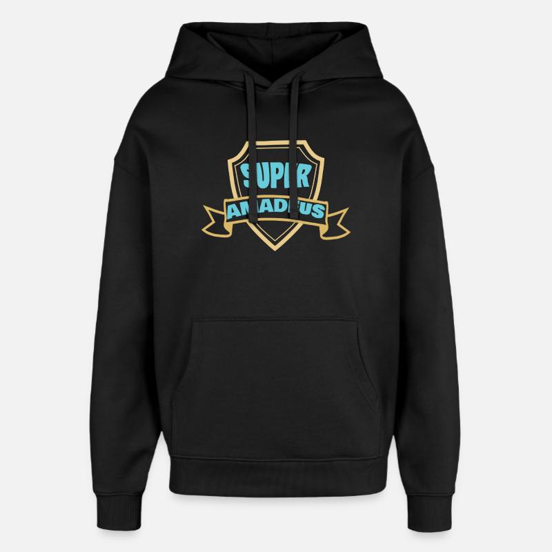 Cadeau pour Amadeus - Sweat à capuche unisexe Stanley/Stella Oversized - noir