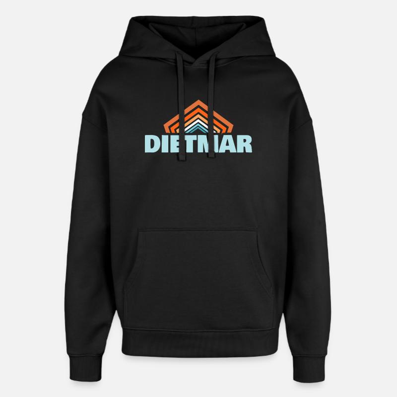 Dietmar - Sweat à capuche unisexe Stanley/Stella Oversized - noir