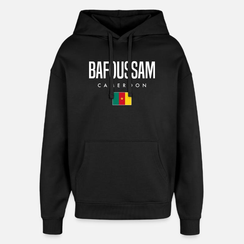 Bafoussam Kamerun Kameruner - Oversized Unisex Hoodie von Stanley/Stella - Schwarz