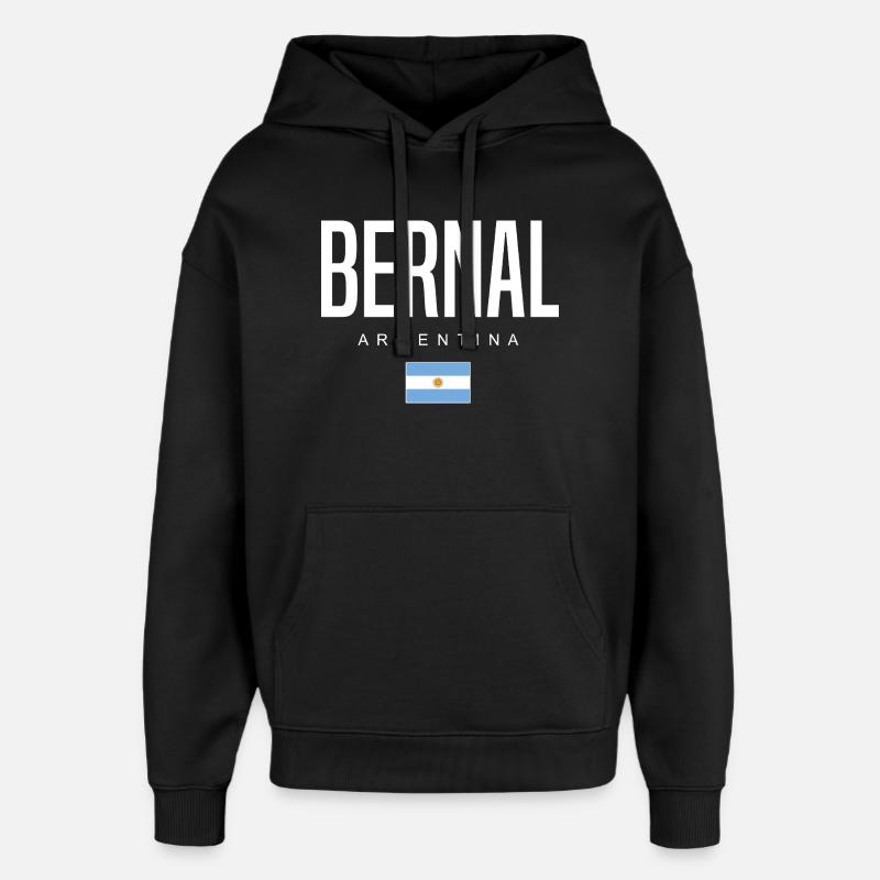 Bernal Argentinien Argentinier - Oversized Unisex Hoodie von Stanley/Stella - Schwarz
