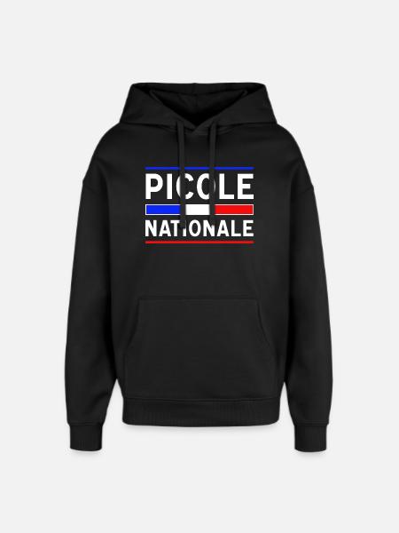 National Drinking Alley New Design - Oversized Unisex Hoodie by Stanley/Stella - black