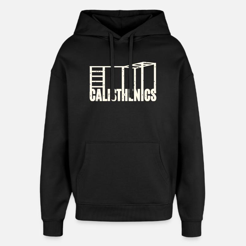 Callisthénie - Sweat à capuche unisexe Stanley/Stella Oversized - noir