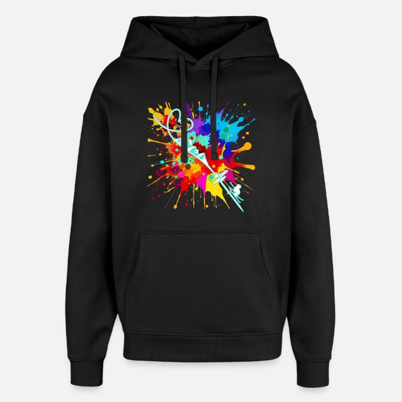 Ski - Sweat à capuche unisexe Stanley/Stella Oversized - noir