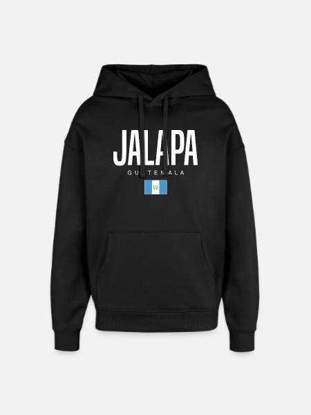 Jalapa Guatemala Guatemalteken - Oversized Unisex Hoodie by Stanley/Stella - black