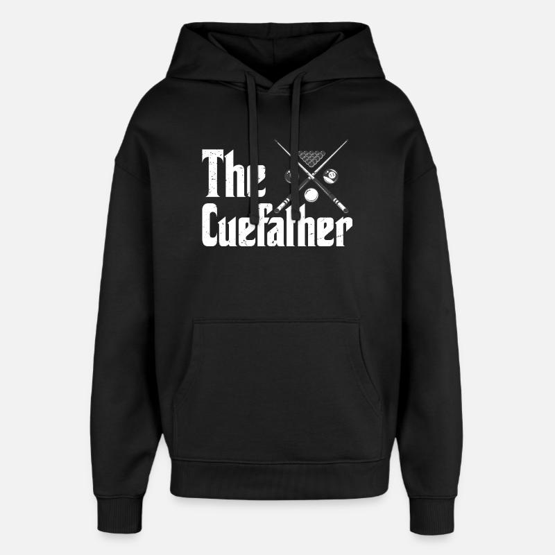 Le Cuefather - Sweat à capuche unisexe Stanley/Stella Oversized - noir