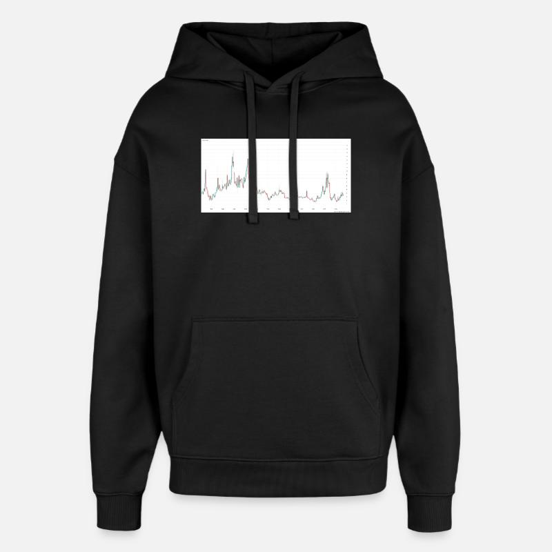 T-shirt graphique « Share The Gains » - Sweat à capuche unisexe Stanley/Stella Oversized - noir