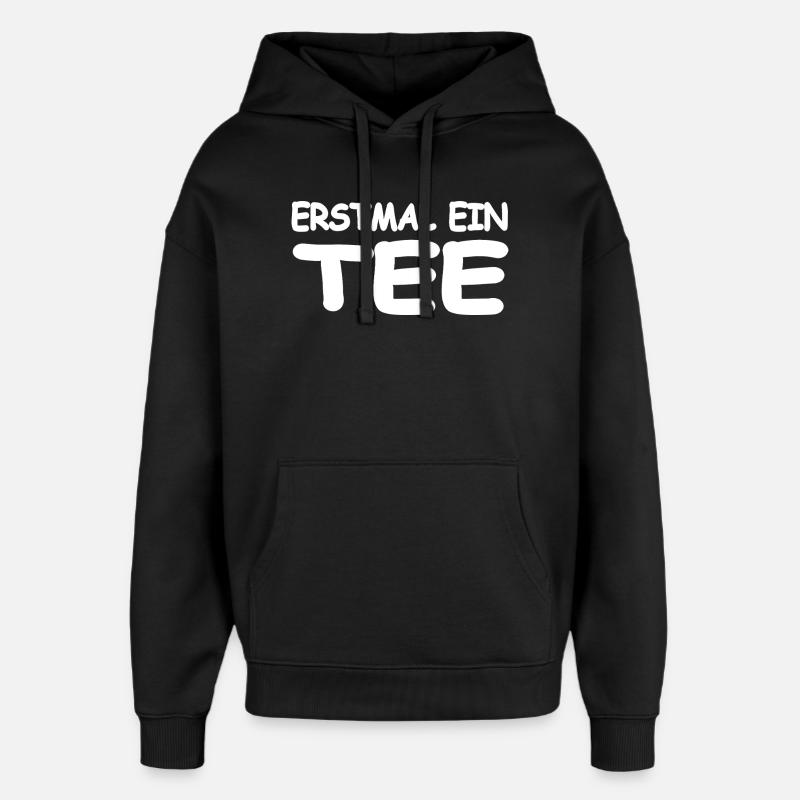 Thé - Sweat à capuche unisexe Stanley/Stella Oversized - noir