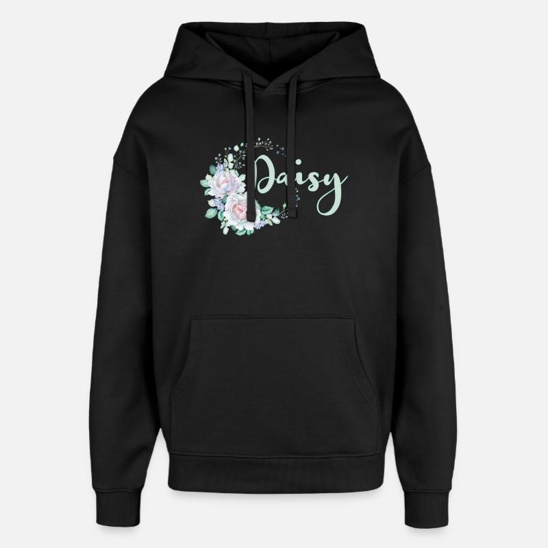For Daisy - Oversized Unisex Hoodie by Stanley/Stella - black