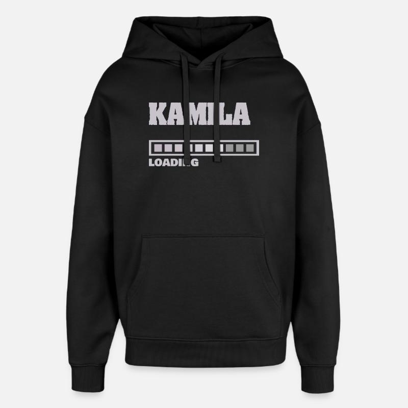Kamila - Sweat à capuche unisexe Stanley/Stella Oversized - noir