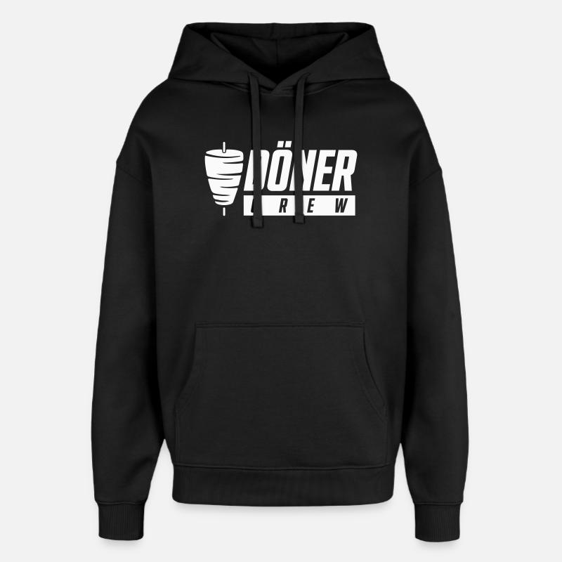 L’équipe Döner - Sweat à capuche unisexe Stanley/Stella Oversized - noir