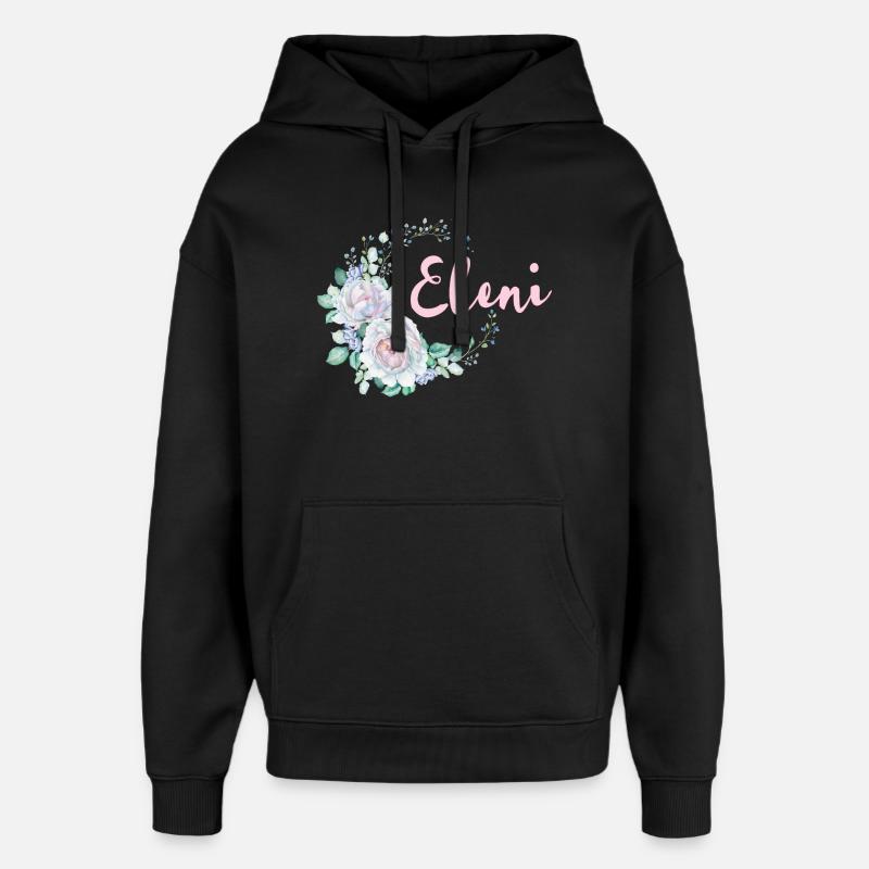 Pour Eleni - Sweat à capuche unisexe Stanley/Stella Oversized - noir