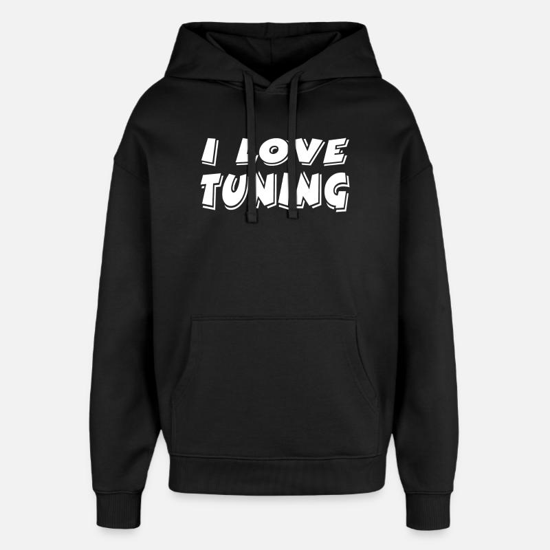 réglage - Sweat à capuche unisexe Stanley/Stella Oversized - noir