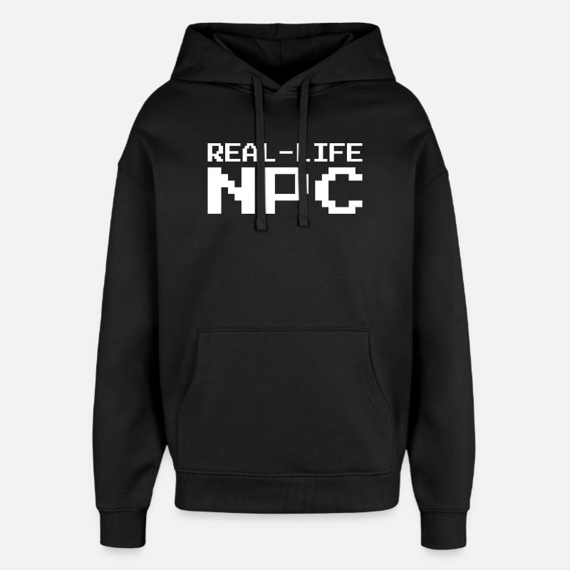 Real Life NPC Gaming - Oversized Unisex Hoodie von Stanley/Stella - Schwarz