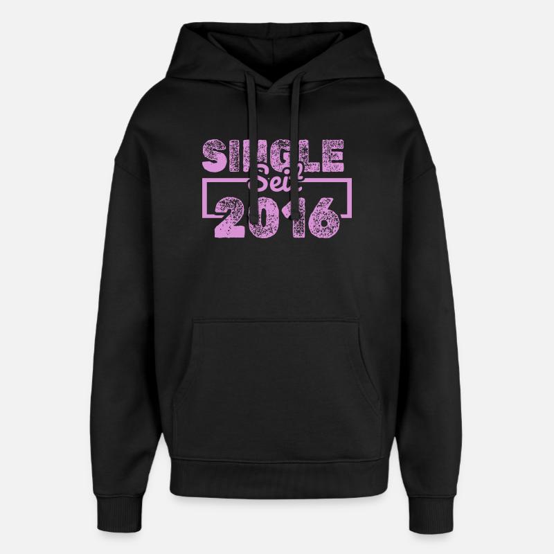 Single, 2016 - Sweat à capuche unisexe Stanley/Stella Oversized - noir
