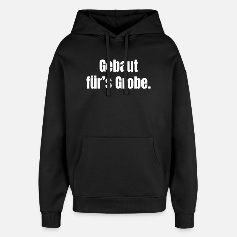 Conçu pour les grands - Sweat à capuche unisexe Stanley/Stella Oversized - noir