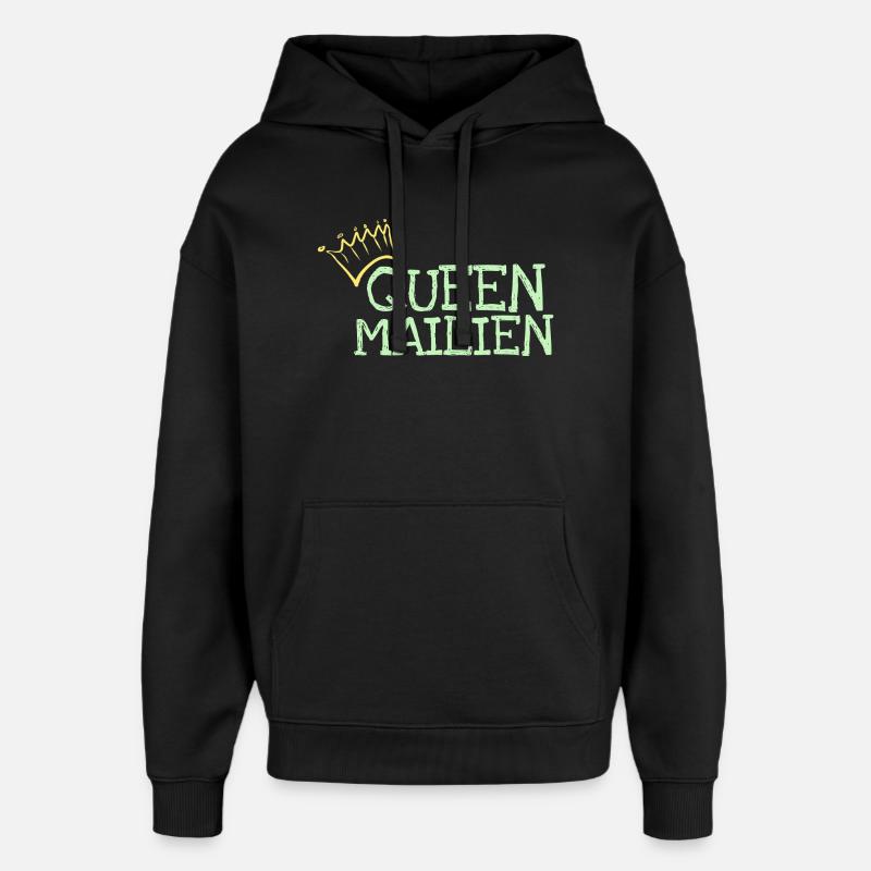 Mailien - Sweat à capuche unisexe Stanley/Stella Oversized - noir
