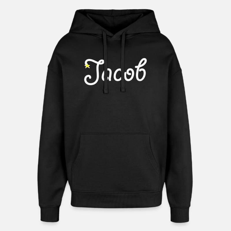 Jacob - Sweat à capuche unisexe Stanley/Stella Oversized - noir