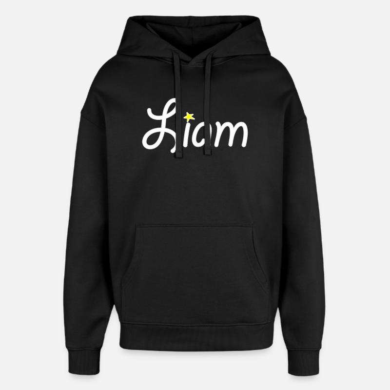 Liam - Sweat à capuche unisexe Stanley/Stella Oversized - noir