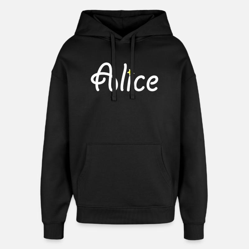 Alice - Sweat à capuche unisexe Stanley/Stella Oversized - noir