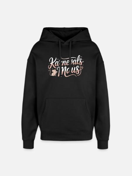 Carnival Mouse Cologne Carnival Mouse - Oversized Unisex Hoodie by Stanley/Stella - black