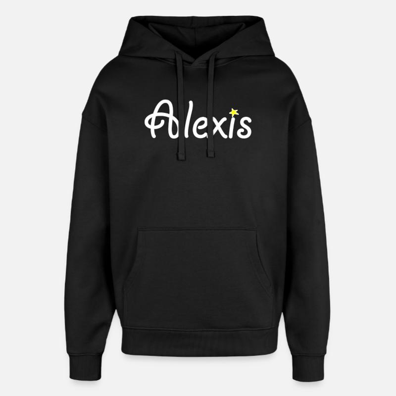 Alexis - Oversized Unisex Hoodie von Stanley/Stella - Schwarz