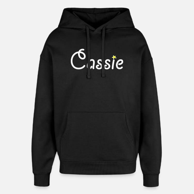 Cassie - Sweat à capuche unisexe Stanley/Stella Oversized - noir
