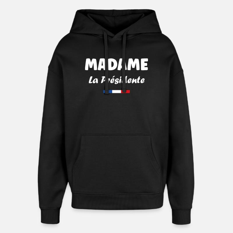 Vorsitzende - Oversized Unisex Hoodie von Stanley/Stella - Schwarz