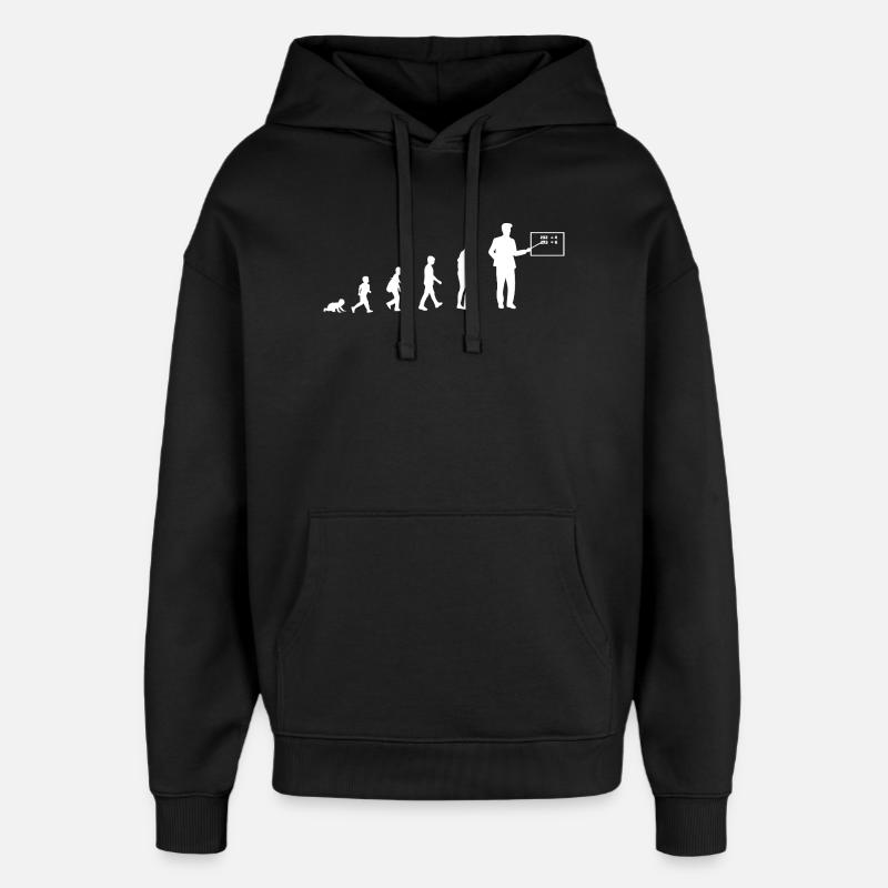 Development into a teacher - Oversized Unisex Hoodie by Stanley/Stella - black