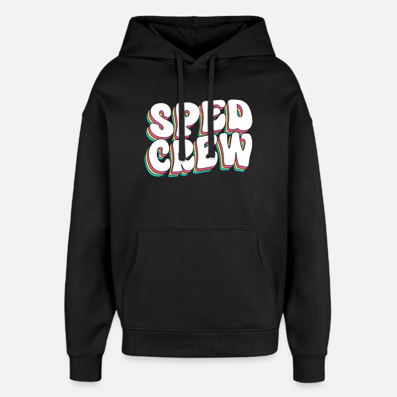 Pédagogue en éducation spécialisée - Sweat à capuche unisexe Stanley/Stella Oversized - noir
