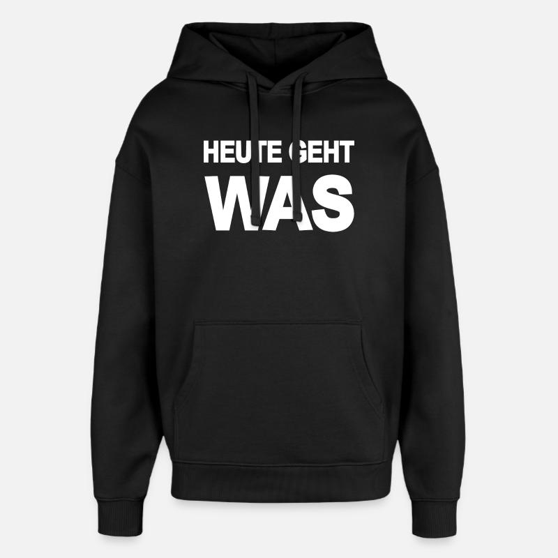 Drôle - Sweat à capuche unisexe Stanley/Stella Oversized - noir