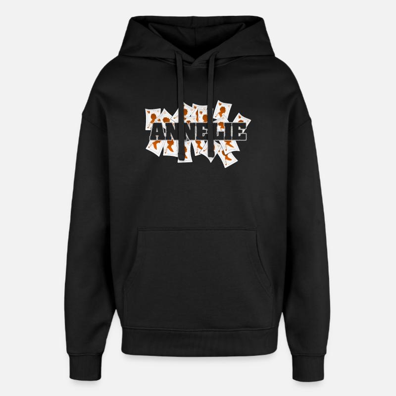 Annelie - Sweat à capuche unisexe Stanley/Stella Oversized - noir