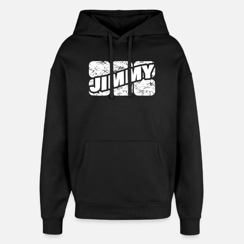 Pied-de-biche - Sweat à capuche unisexe Stanley/Stella Oversized - noir