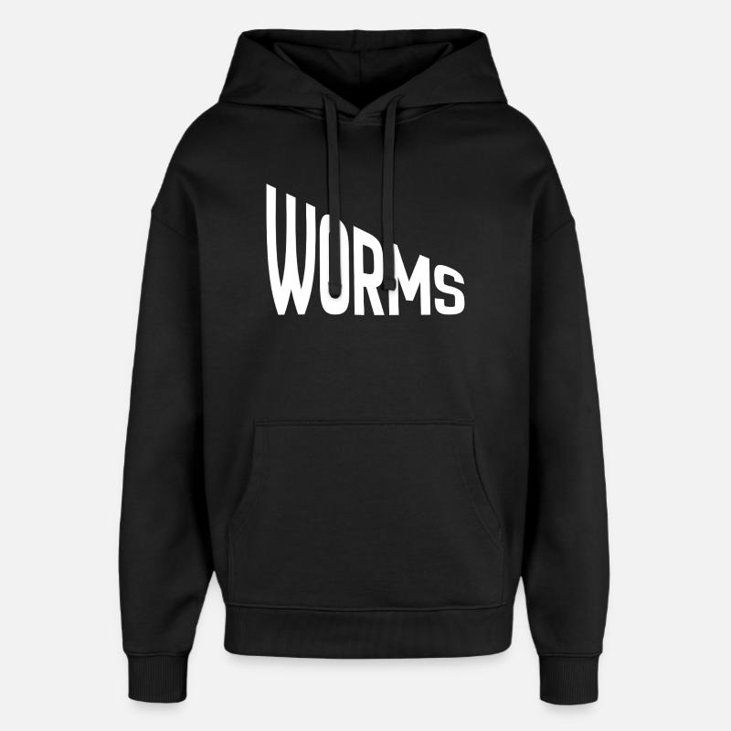 Vers - Sweat à capuche unisexe Stanley/Stella Oversized - noir