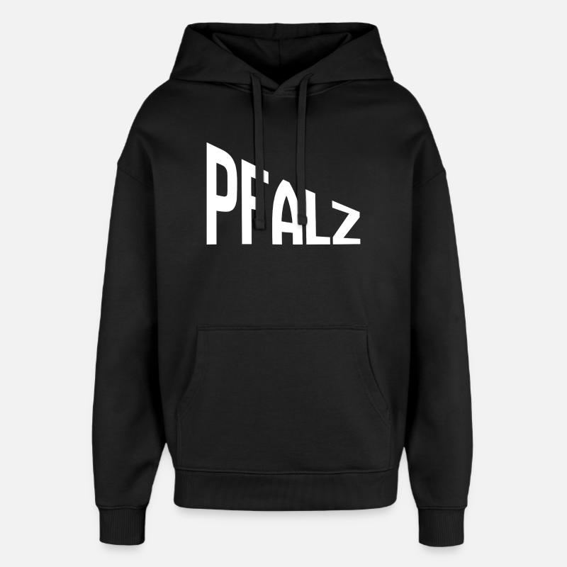 Palatinat - Sweat à capuche unisexe Stanley/Stella Oversized - noir