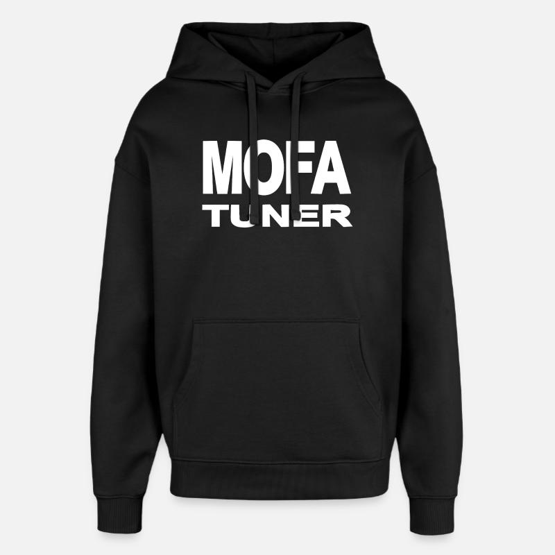 Mobylette - Sweat à capuche unisexe Stanley/Stella Oversized - noir