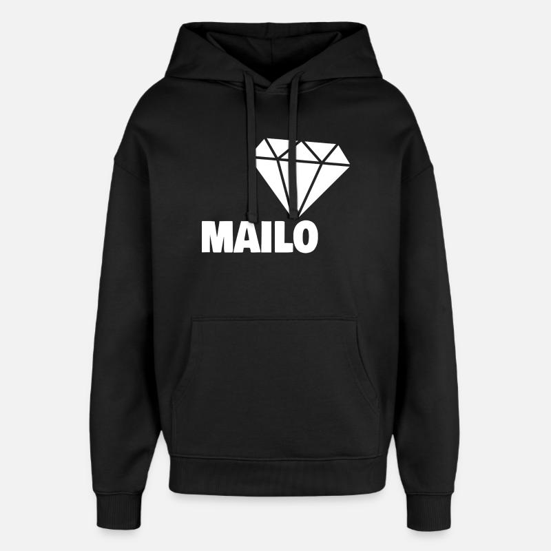 Mailo as a noble - Oversized Unisex Hoodie by Stanley/Stella - black