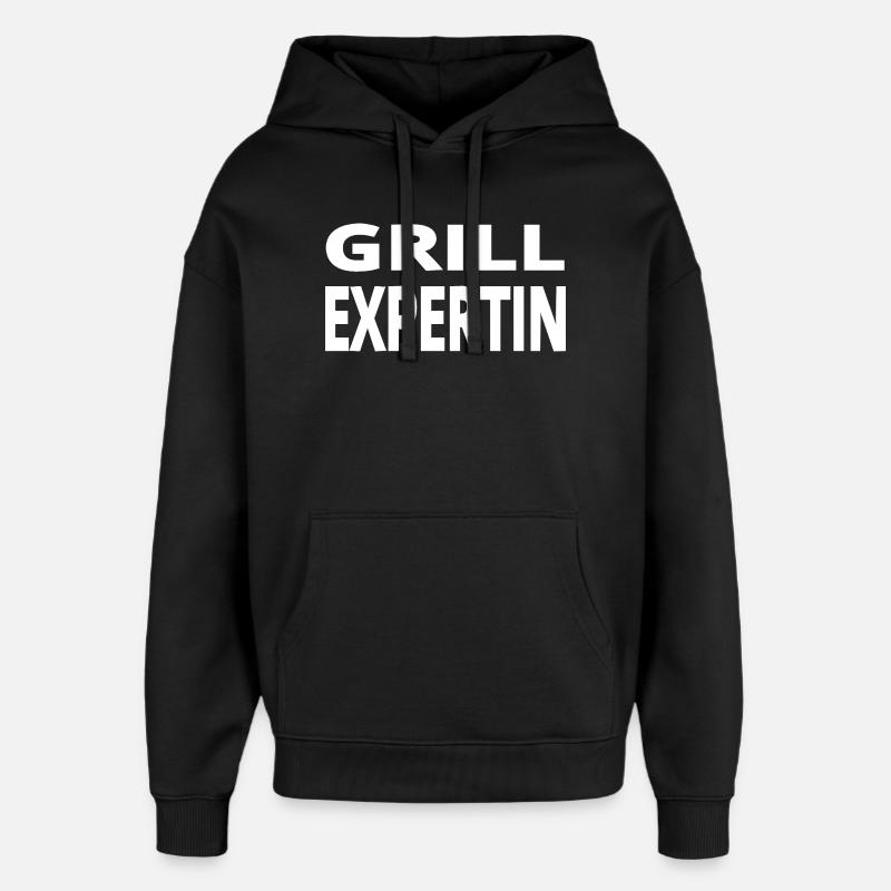 Griller - Sweat à capuche unisexe Stanley/Stella Oversized - noir