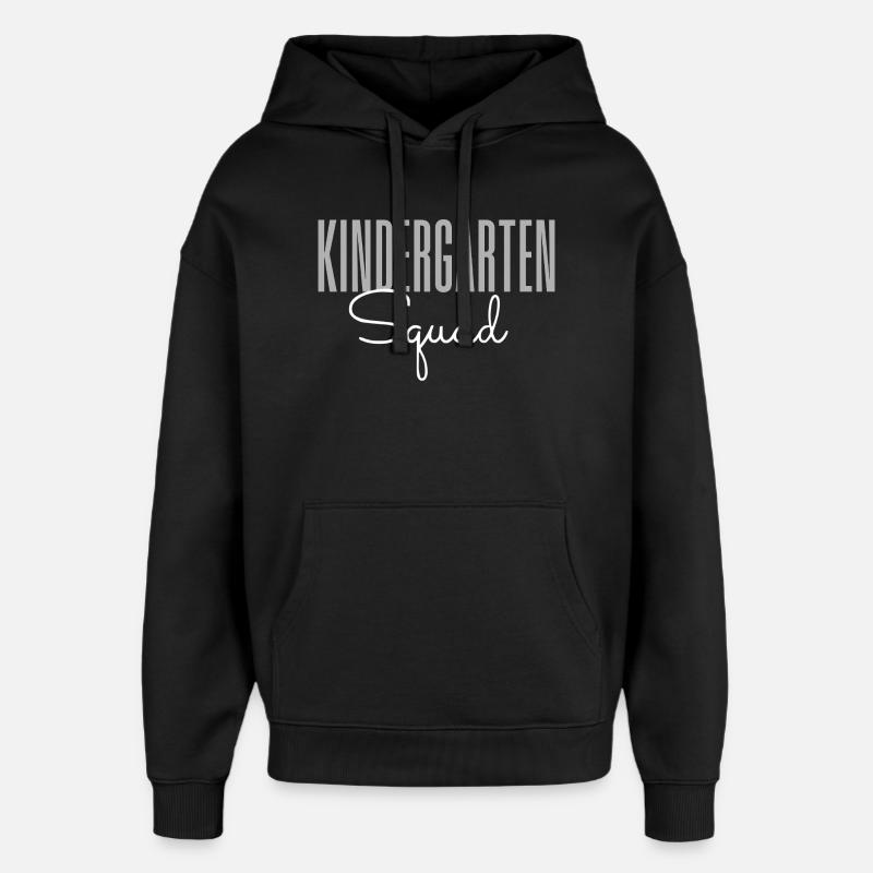 Enseignant de l’équipe maternelle Pré-maternelle - Sweat à capuche unisexe Stanley/Stella Oversized - noir