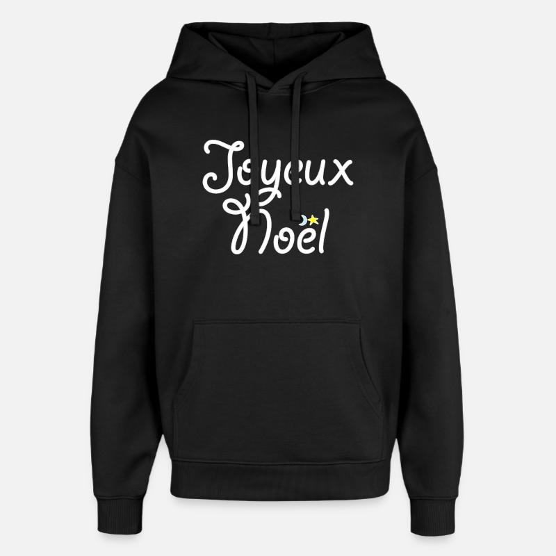 Joyeux Noël - Sweat à capuche unisexe Stanley/Stella Oversized - noir