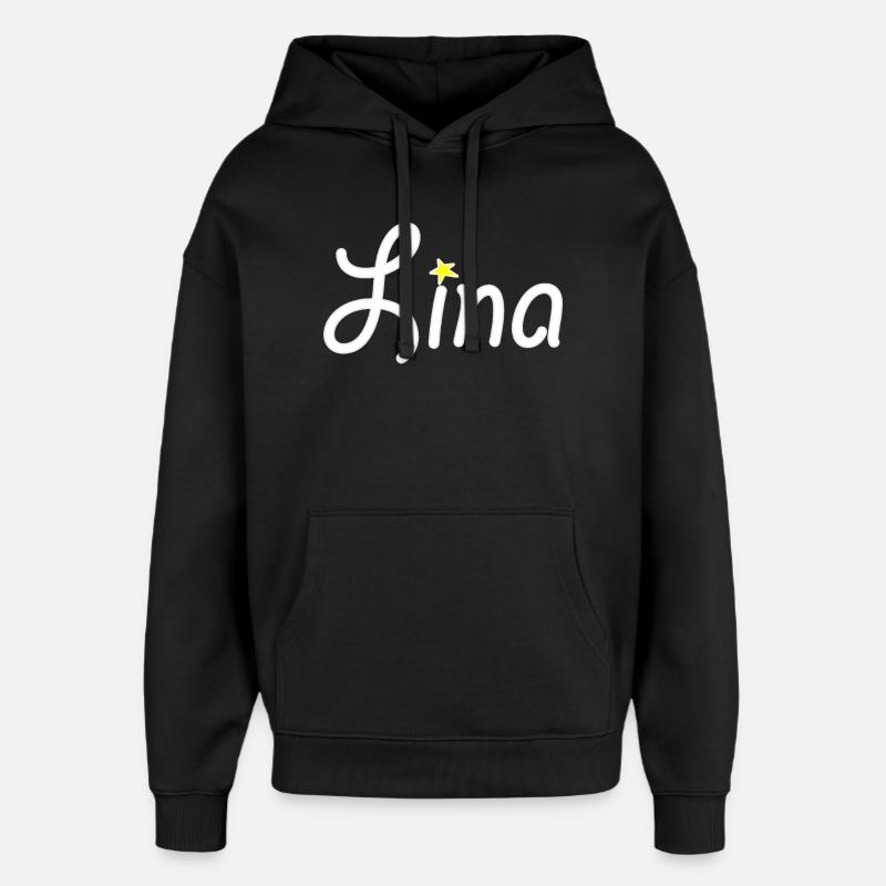 Lina - Sweat à capuche unisexe Stanley/Stella Oversized - noir