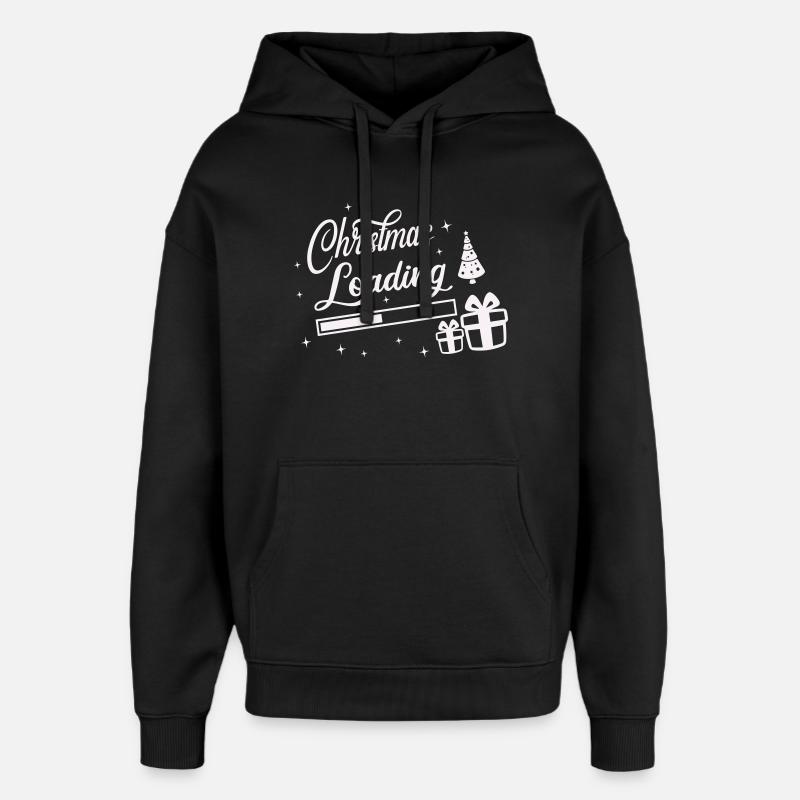 Christmas Loading - Oversized Unisex Hoodie von Stanley/Stella - Schwarz
