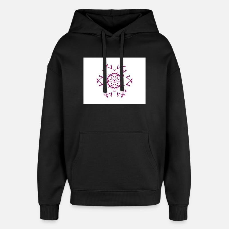 mandala2tv - Sweat à capuche unisexe Stanley/Stella Oversized - noir