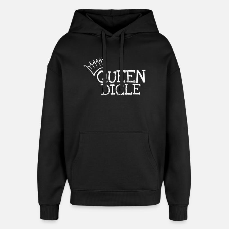 First name Dicle - Oversized Unisex Hoodie by Stanley/Stella - black