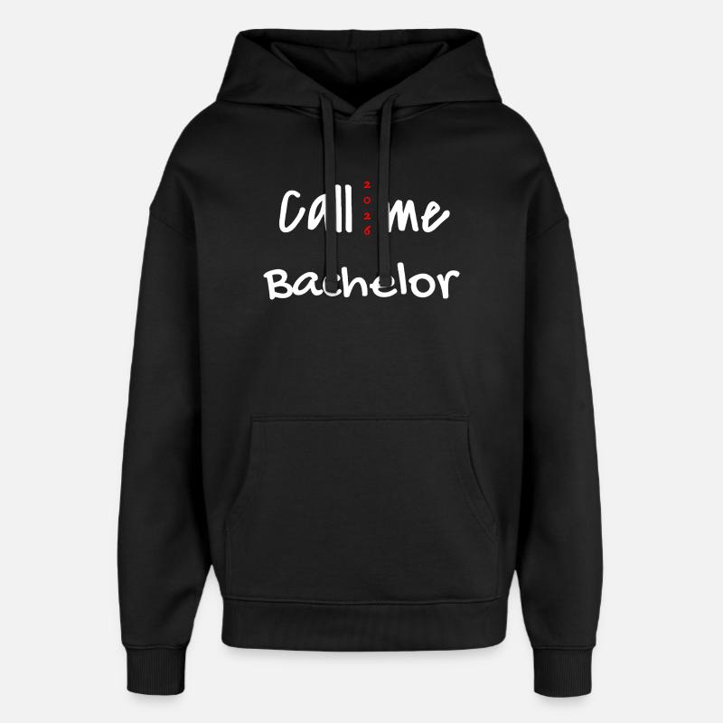 Bachelor 2026 Graduation Graduation - Oversized Unisex Hoodie by Stanley/Stella - black